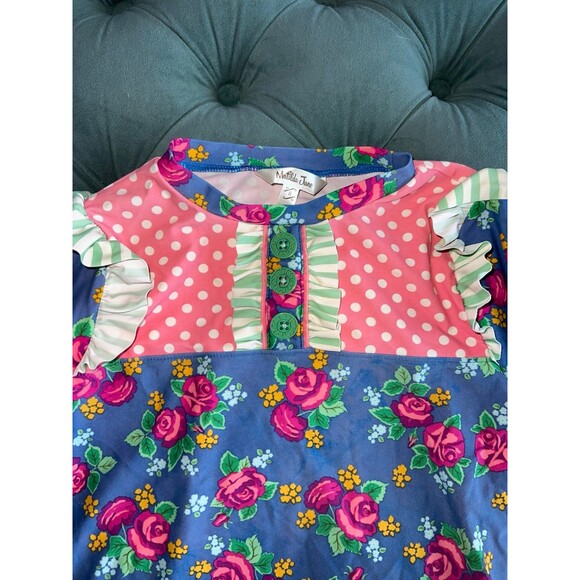 Matilda Jane Girls 8 Sun Swim Shirt Rashguard - Picture 3 of 5